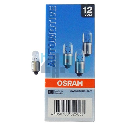 Автолампа OSRAM T4W 12V 4W BA9s (3893)